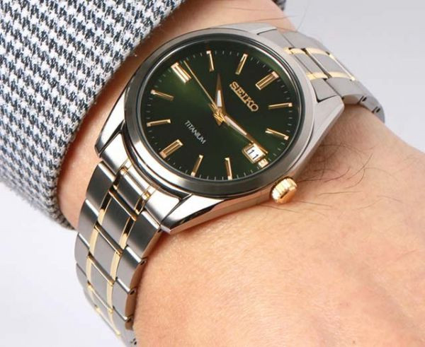 SEIKO CLASSIC TITAN 40MM MEN'S WATCH SUR377P1